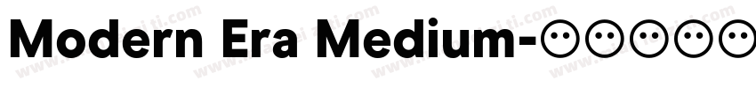 Modern Era Medium字体转换